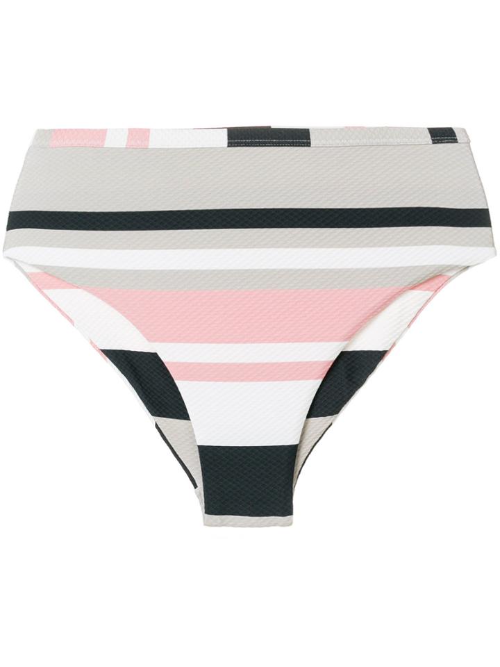 Asceno Bold Striped Bikini - Multicolour