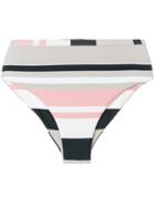 Asceno Bold Striped Bikini - Multicolour