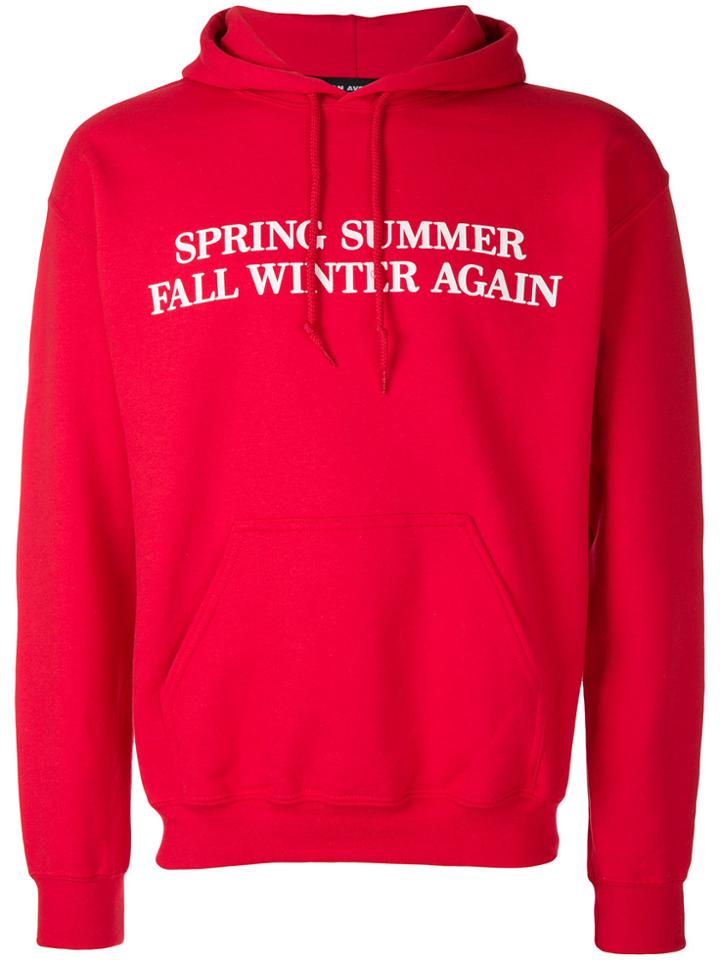 Tigran Avetisyan By Pavel An Slogan Print Hoodie - Red