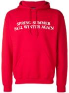 Tigran Avetisyan By Pavel An Slogan Print Hoodie - Red