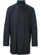 Fay Padded Midi Coat, Men's, Size: Medium, Blue, Polyester/polyamide/feather Down
