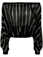 Roberto Cavalli Off-the-shoulder Sweater - Black