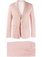 Comme Des Garçons Pre-owned Striped Jacket And Shorts - Neutrals