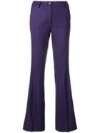 P.a.r.o.s.h. Side Panelled Flared Trousers - Purple