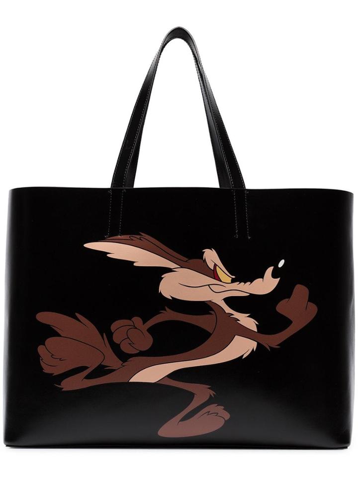 Calvin Klein 205w39nyc Ck East West Soft Tote Brown Coyote - Black