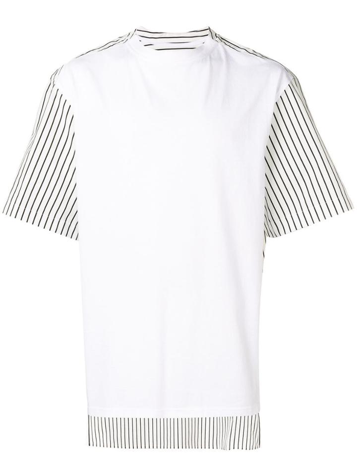 Lanvin Hybrid T-shirt Shirt - White