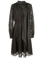 Sachin & Babi Lace Overlay Dress - Green