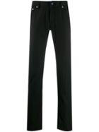 Jacob Cohen Pinstripe Trousers - Black
