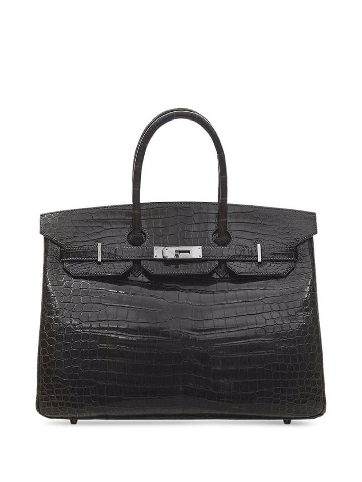 Hermès Pre-owned 35cm Birkin Bag - Black