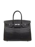 Hermès Pre-owned 35cm Birkin Bag - Black