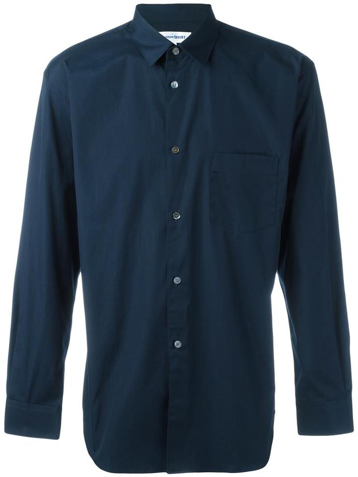 Comme Des Garçons Shirt Classic Shirt, Men's, Size: Small, Blue, Cotton