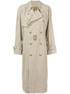 Burberry Pre-owned Belted Trench Coat - Neutrals