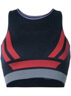 Lndr - Cropped Sports Top - Women - Polyamide/polyester/polypropylene/spandex/elastane - M/l, Blue