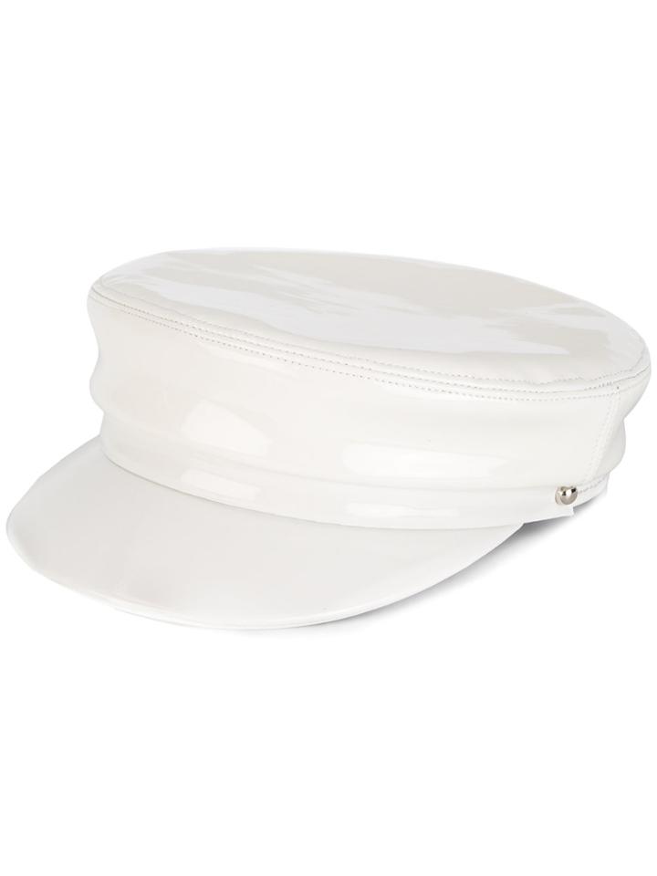 Manokhi Biker Hat - White
