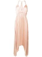 Ulla Johnson Pleated Halterneck Dress - Neutrals