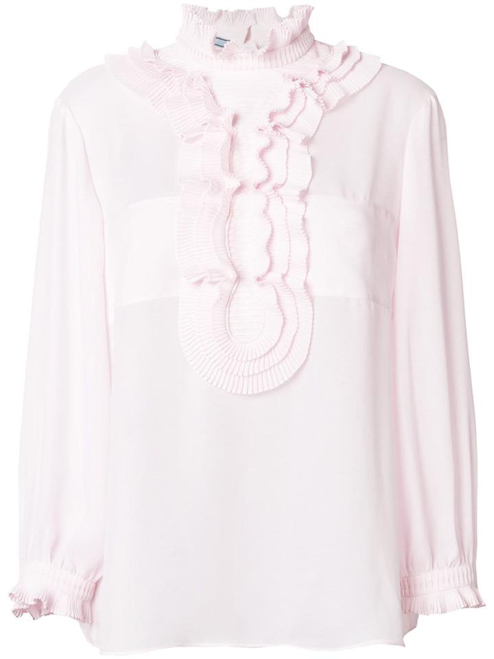 Prada Ruffle-trimmed Top - Pink