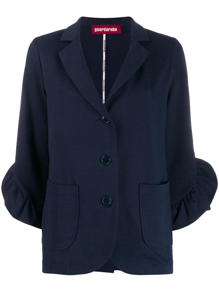 Guardaroba Blazer With Bell Sleeves - Blue