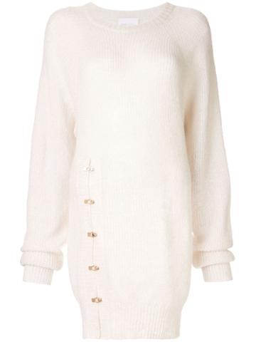Alice Mccall The Sign Longline Jumper - White