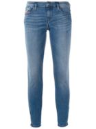 Diesel Cropped Skinny Jeans - Blue