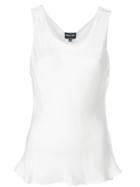 Giorgio Armani Floaty Tank Top - White