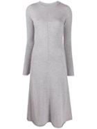 Joseph Knitted Jumper Dress - Grey