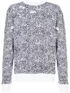 Amiri Leopard Sweatshirt - White
