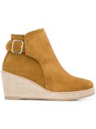 A.p.c. Wedged Ankle Boots - Nude & Neutrals