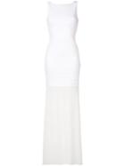 Nicole Miller - Tie Knot Back Dress - Women - Silk/linen/flax/polyester/viscose - 6, White, Silk/linen/flax/polyester/viscose