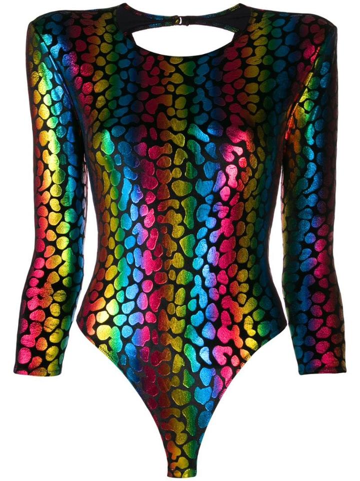 Faith Connexion Rainbow Print Body - Black