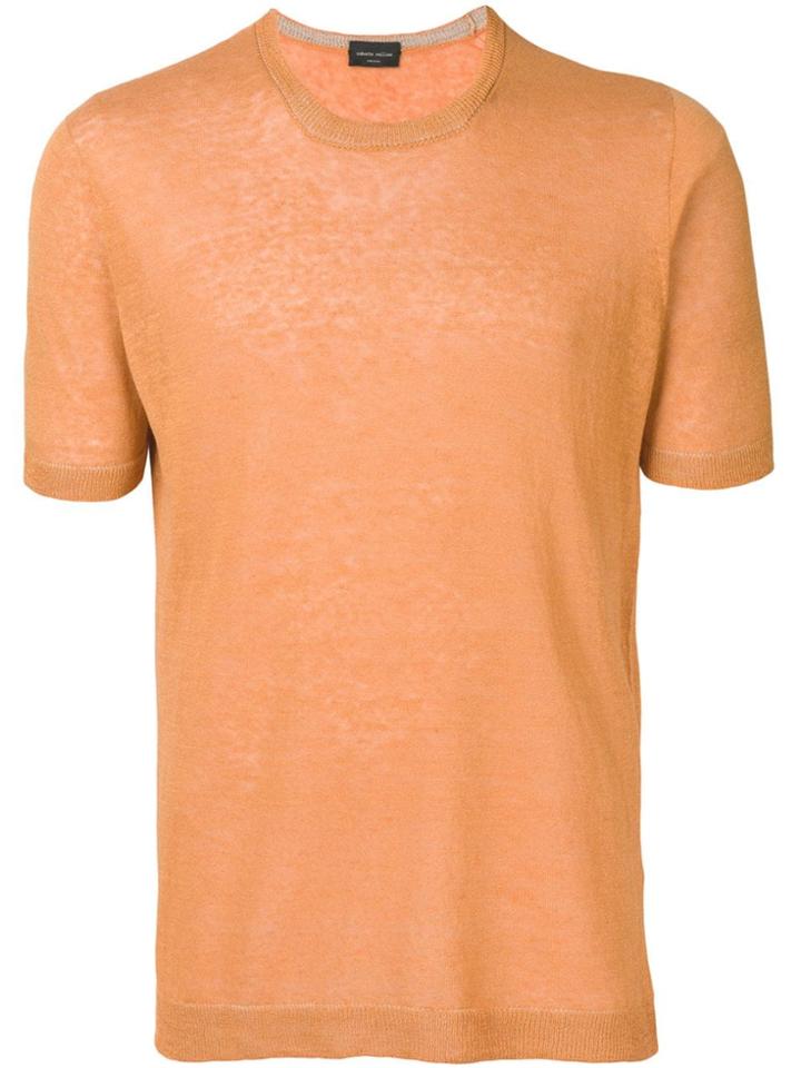 Roberto Collina Slim Fit T-shirt - Orange