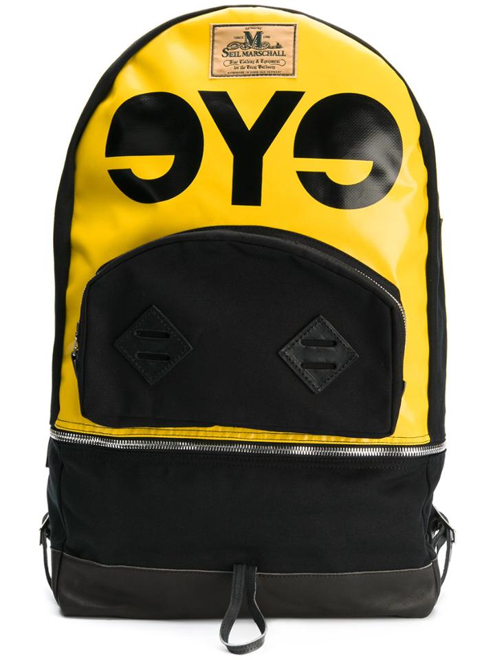 Junya Watanabe Comme Des Garçons Man Colour-block Backpack - Black