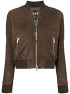 S.w.o.r.d 6.6.44 Cropped Bomber Jacket - Brown