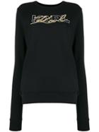Karl Lagerfeld Double Logo Sweatshirt - Black