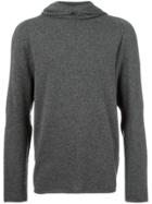 Calvin Klein V-neck Hoodie - Grey