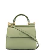 Dolce & Gabbana Sicily Logo Patch Tote Bag - Green