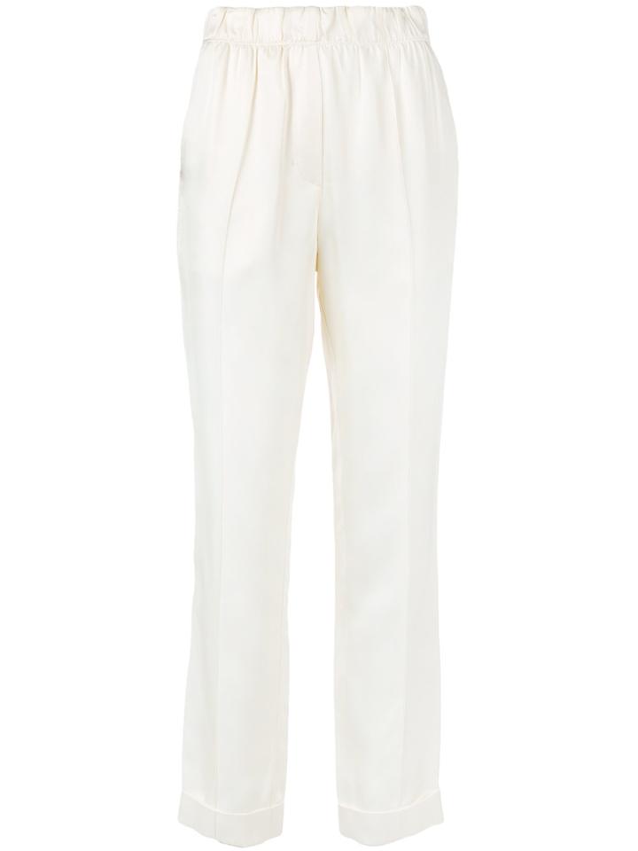 Helmut Lang Pull-on Suit Pants - White
