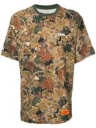 Heron Preston Embroidered Camo Shirt - Brown