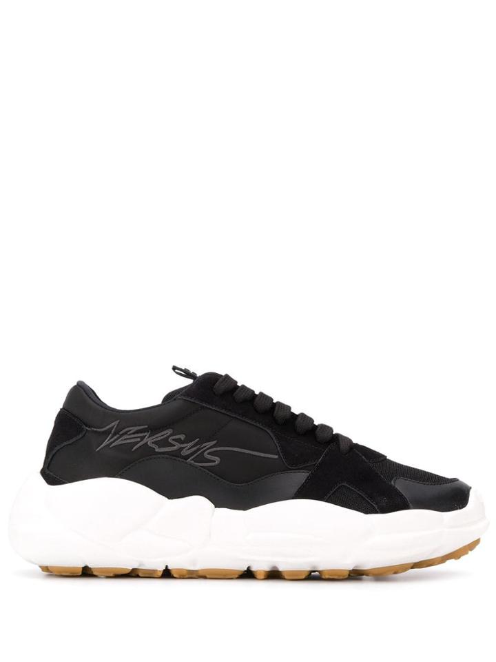 Versus Logo Sneakers - Black
