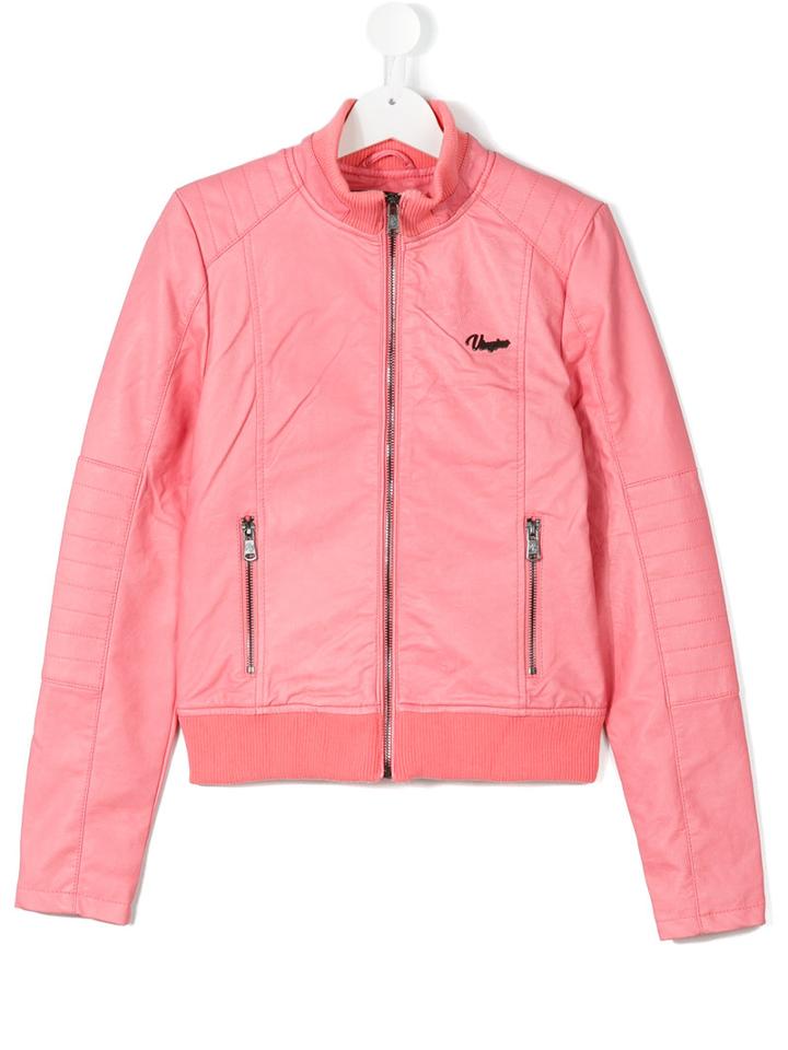 Vingino - Zipped Bomber Jacket - Kids - Polyester/polyurethane/viscose - 14 Yrs, Pink/purple