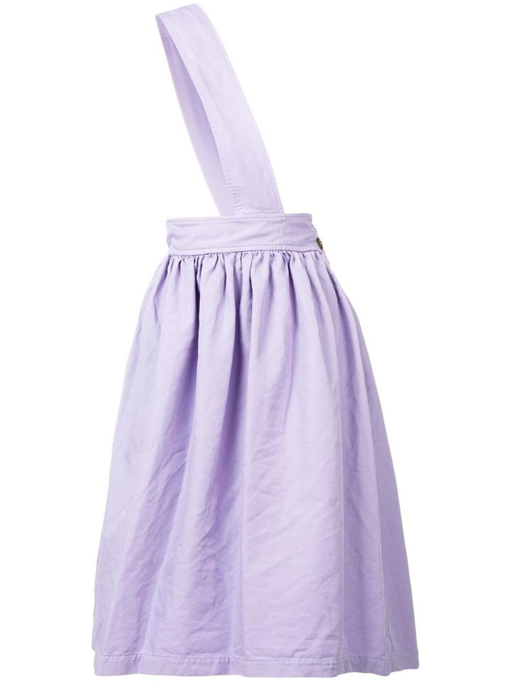 Comme Des Garçons Comme Des Garçons Cross-strap Midi Skirt - Pink