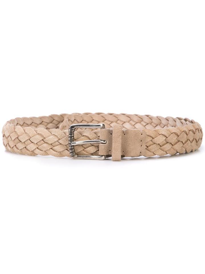 Brunello Cucinelli Woven Belt - Neutrals