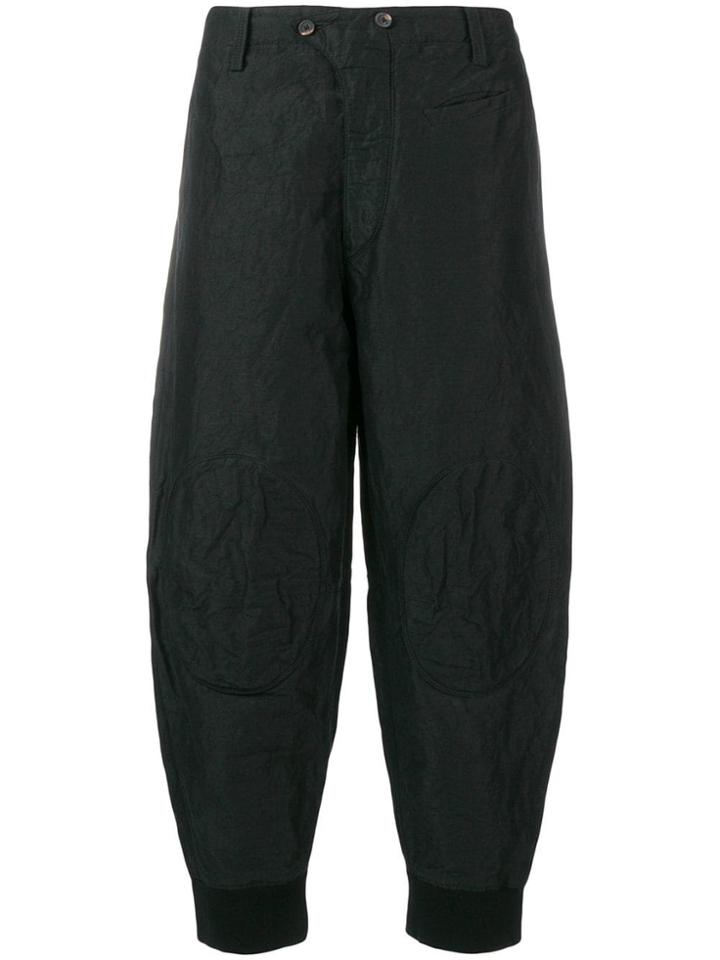 Ziggy Chen Balloon Cropped Trousers - Black