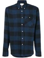 A Kind Of Guise Long Sleeved Checked Shirt - Blue