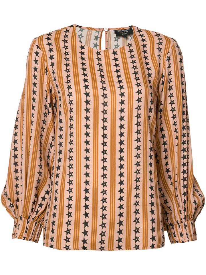 Creatures Of The Wind 'tatry' Top, Women's, Size: 2, Pink/purple, Silk