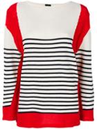 Jean Paul Gaultier Pre-owned Blockcolour Striped Jumper - White
