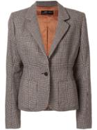 Zambesi Houndstooth Equestrian Blazer - Grey