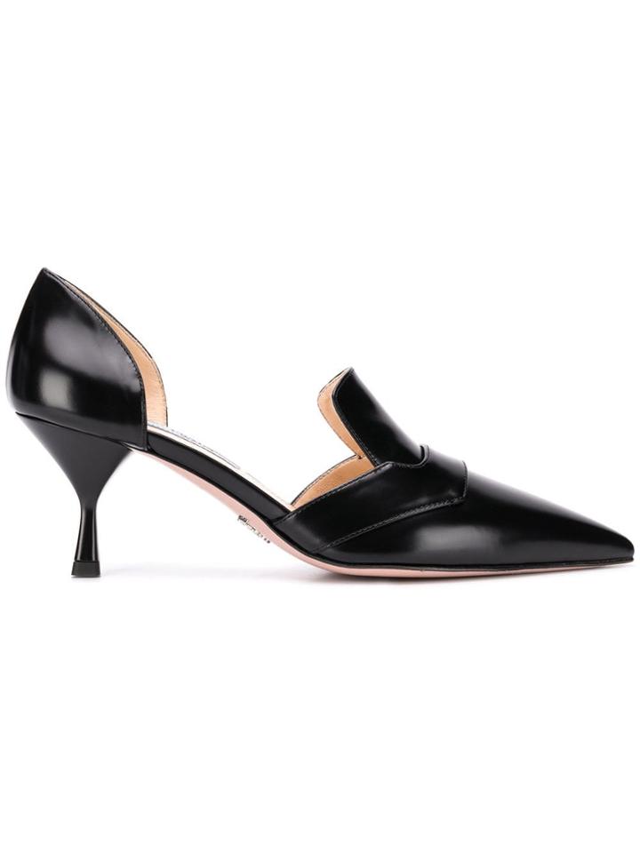 Prada Pointy Toe Pumps - Black