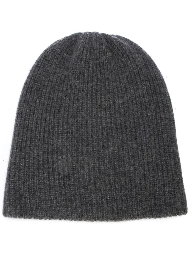 The Elder Statesman Watchman Beanie - Grey