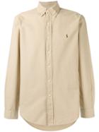 Polo Ralph Lauren Embroidered Logo Button-down Shirt, Men's, Size: Xl, Nude/neutrals, Cotton