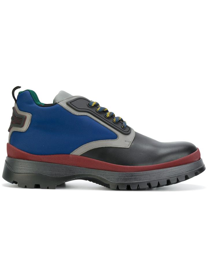 Prada Contrast Sneakers - Multicolour